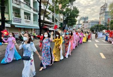 Quận 6 - Các hoạt động hưởng ứng Lễ hội Áo dài Thành phố Hồ Chí Minh lần thứ 8 năm 2022 - ảnh 9