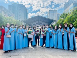 Quận 8 - Các hoạt động hưởng ứng Lễ hội Áo dài Thành phố Hồ Chí Minh lần thứ 8 năm 2022 - ảnh 3